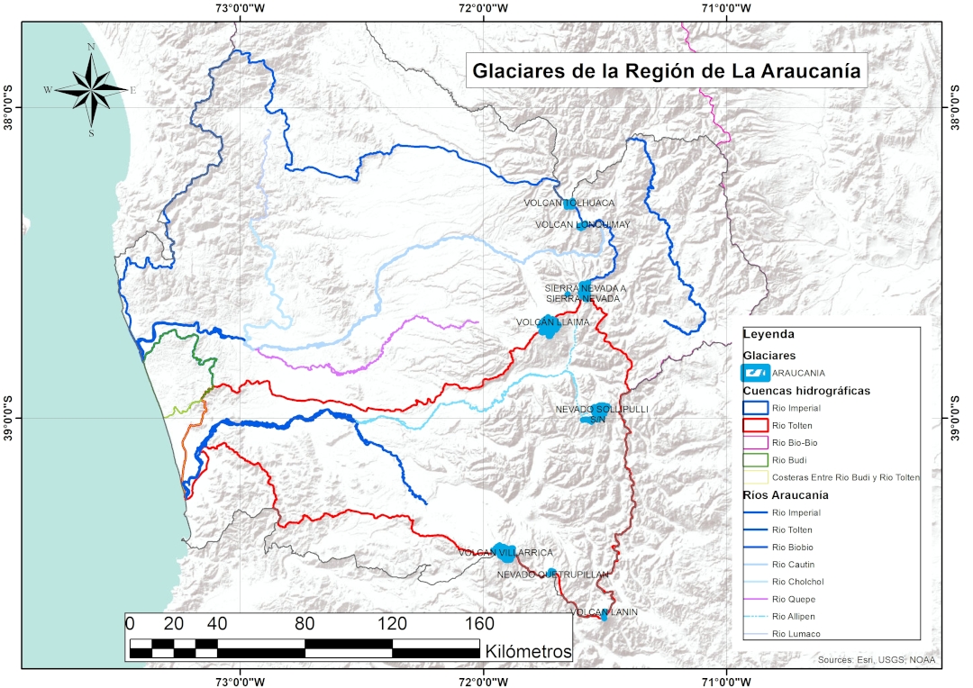 Hidrografía de la Región de La Araucanía